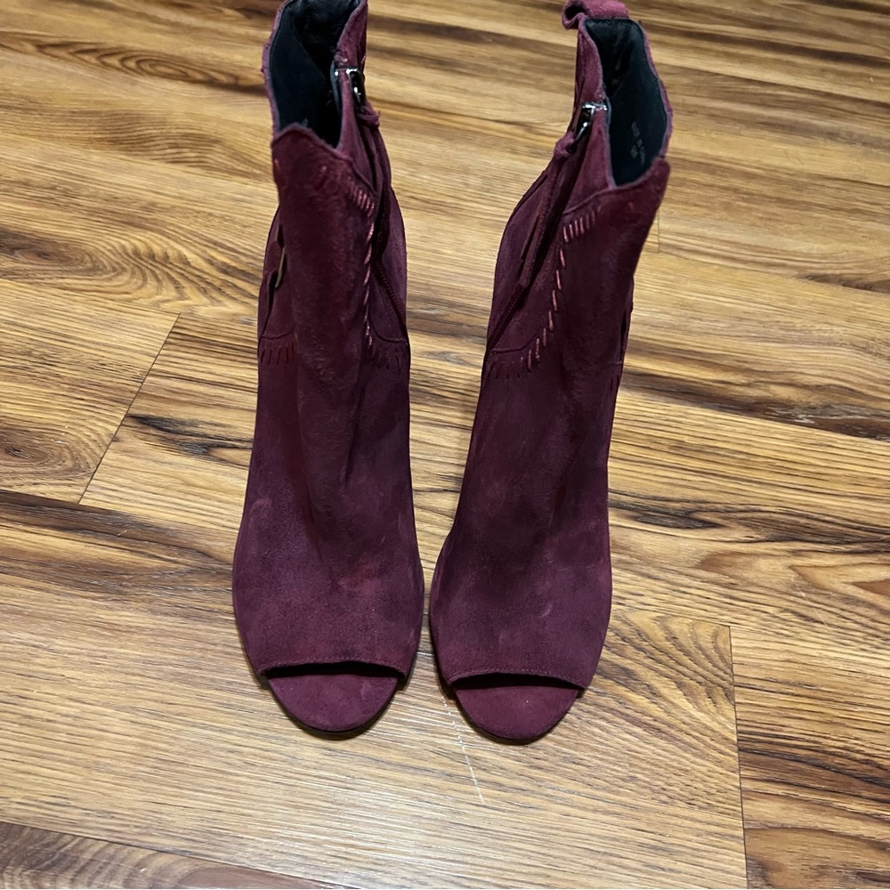 Rebecca Minkoff Women Red Ankle Boots US 9M - Picture 2 of 9